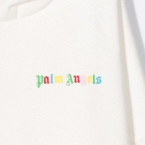 NWT Palm Angels Kids logo-print hoodie - size 6 - Picture 4 of 9